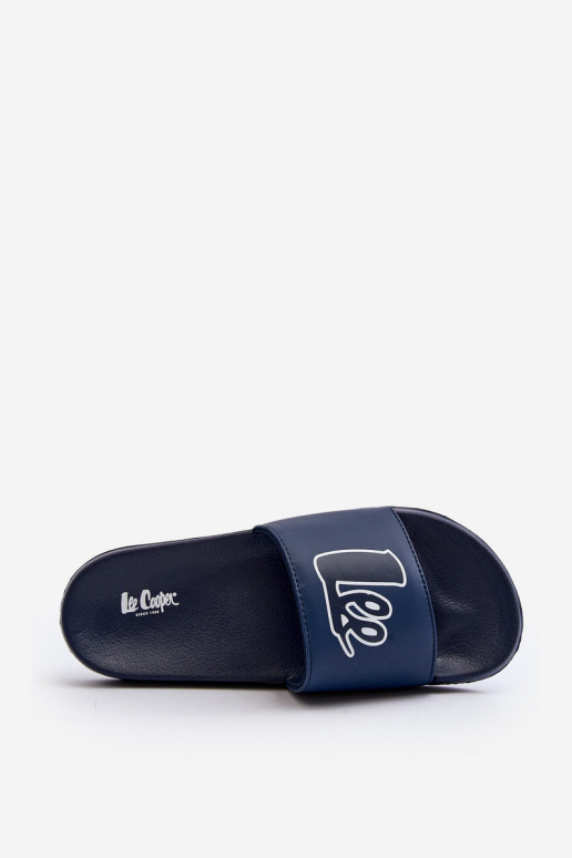 Šlepetės Lee Cooper LCW-24-42-2481M tamsiai mėlynos spalvos Šlepetės Lee Cooper LCW-24-42-2481M tamsiai mėlynos spalvos