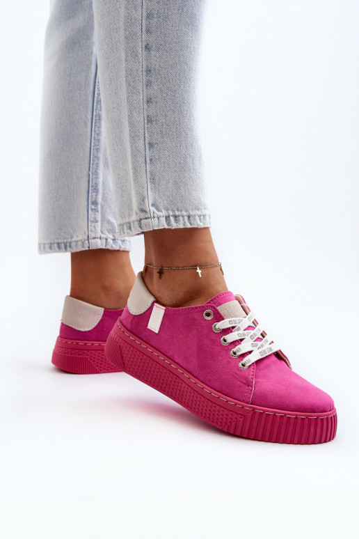 Laisvalaikio bateliai MEMORY FOAM SYSTEM BIG STAR NN276004 rožinės spalvos