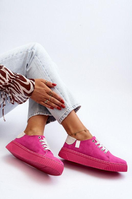 Laisvalaikio bateliai MEMORY FOAM SYSTEM BIG STAR NN276004 rožinės spalvos