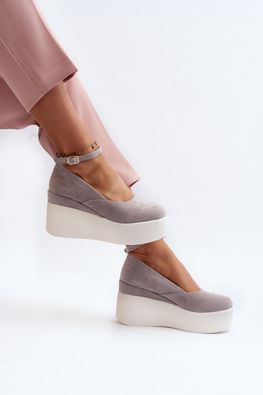 espadrilės pilkos spalvos Malla