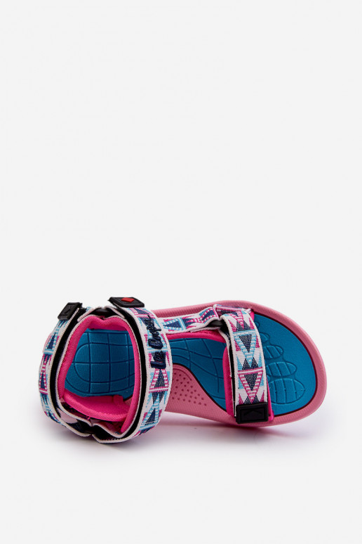 Vaikiškos basutės Lee Cooper LCW-24-34-2600 rožinės spalvos Vaikiškos basutės Lee Cooper LCW-24-34-2600 rožinės spalvos