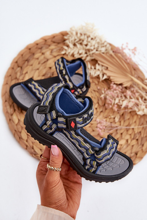 Vaikiškos basutės Lee Cooper LCW-24-34-2601 tamsiai mėlynos spalvos Vaikiškos basutės Lee Cooper LCW-24-34-2601 tamsiai mėlynos spalvos