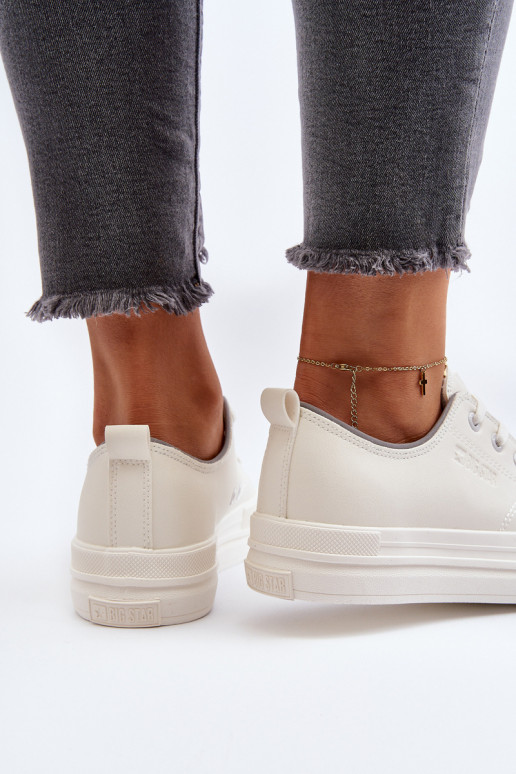 Moteriški batai Eko Big Star NN274847 baltos spalvos
