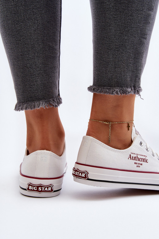 Moteriški batai Big Star NN274235 baltos spalvos