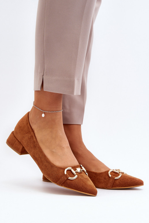 Camel Ethere Suede smailaus piršto baleto buteliai Camel Ethere Suede smailaus piršto baleto buteliai