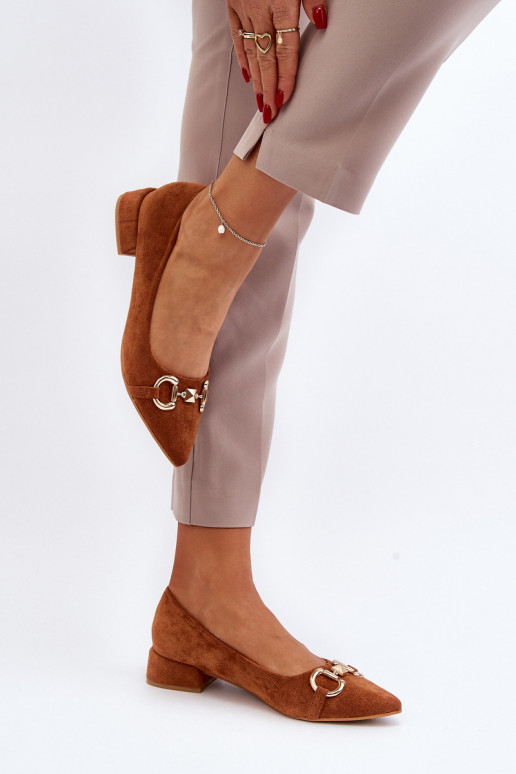Camel Ethere Suede smailaus piršto baleto buteliai Camel Ethere Suede smailaus piršto baleto buteliai
