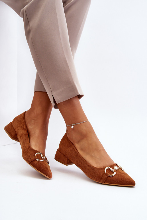 Camel Ethere Suede smailaus piršto baleto buteliai Camel Ethere Suede smailaus piršto baleto buteliai