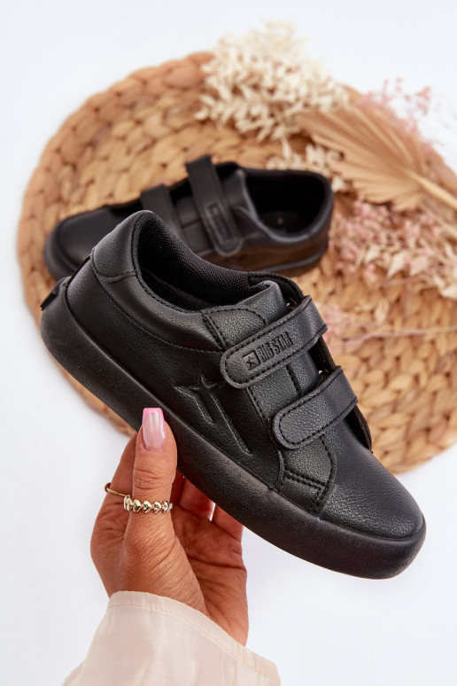 Vaikiški laisvalaikio batai su lipniais užsegimais Big Star NN374006 juodos spalvos