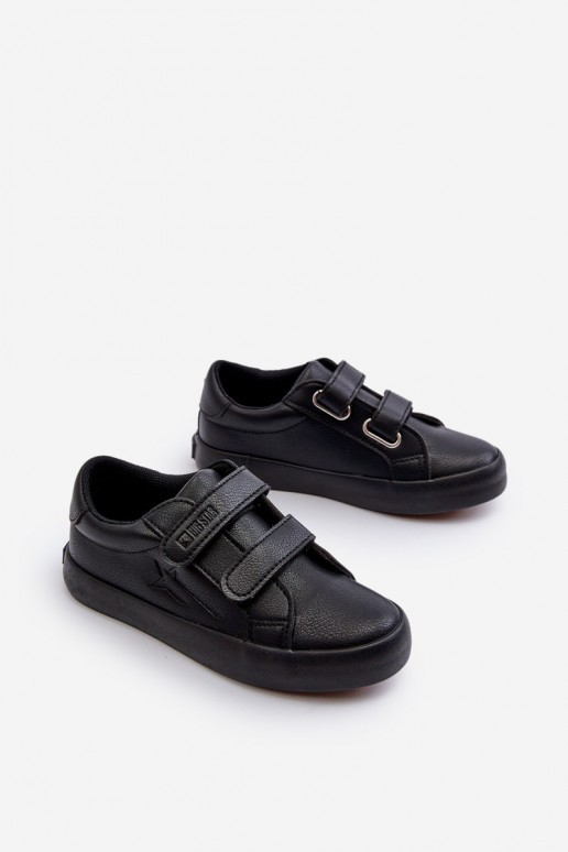 Vaikiški laisvalaikio batai su lipniais užsegimais Big Star NN374006 juodos spalvos