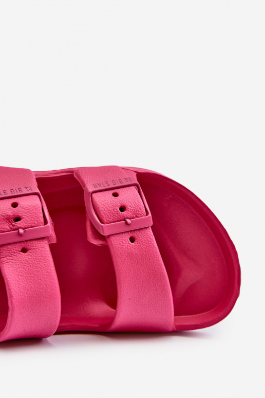 Šlepetės Vaikiški su sagtimis BIG STAR NN374545 rožinės spalvos