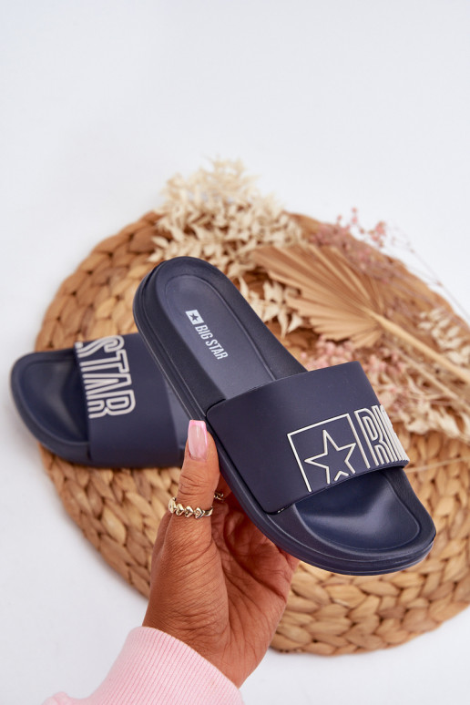 Šlepetės Vaikiški BIG STAR NN374521 tamsiai mėlynos spalvos