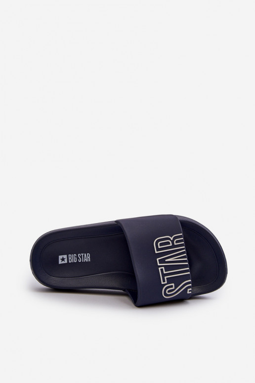Šlepetės Vaikiški BIG STAR NN374521 tamsiai mėlynos spalvos