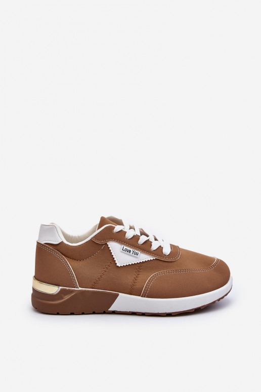 sportiniai bateliai Sneakers modelio batai rudos spalvos Vovella sportiniai bateliai Sneakers modelio batai rudos spalvos Vovella