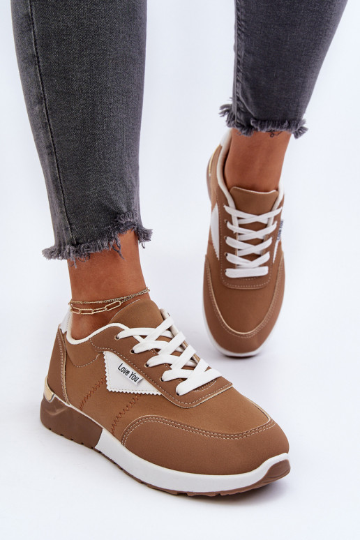 sportiniai bateliai Sneakers modelio batai rudos spalvos Vovella sportiniai bateliai Sneakers modelio batai rudos spalvos Vovella