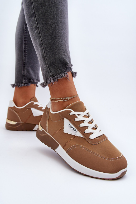 sportiniai bateliai Sneakers modelio batai rudos spalvos Vovella sportiniai bateliai Sneakers modelio batai rudos spalvos Vovella