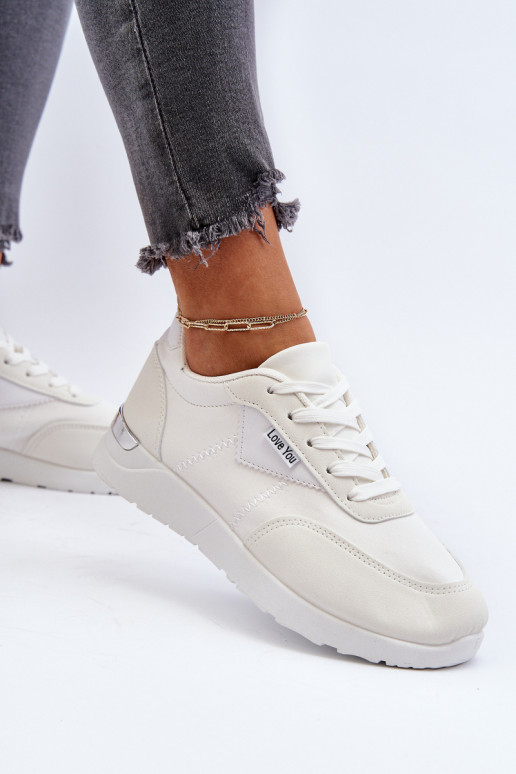 sportiniai bateliai Sneakers modelio batai baltos spalvos Vovella sportiniai bateliai Sneakers modelio batai baltos spalvos Vovella