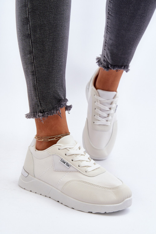 sportiniai bateliai Sneakers modelio batai baltos spalvos Vovella sportiniai bateliai Sneakers modelio batai baltos spalvos Vovella