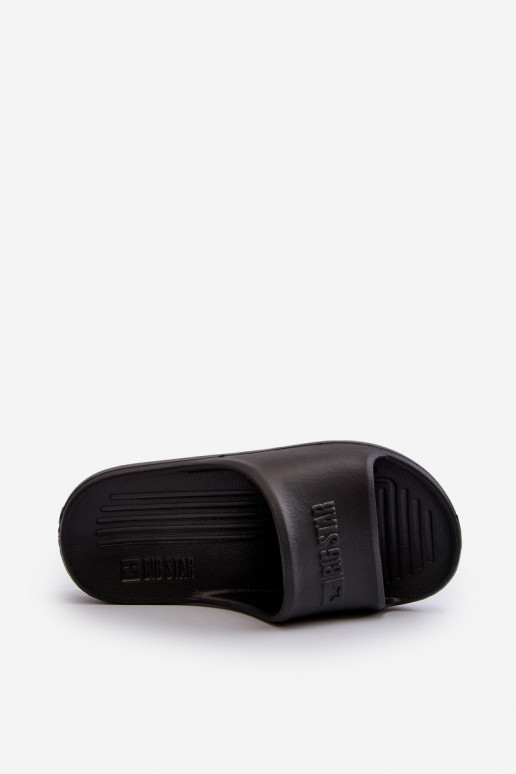 Lengvos šlepetės Vaikiški Big Star NN374556 juodos spalvos