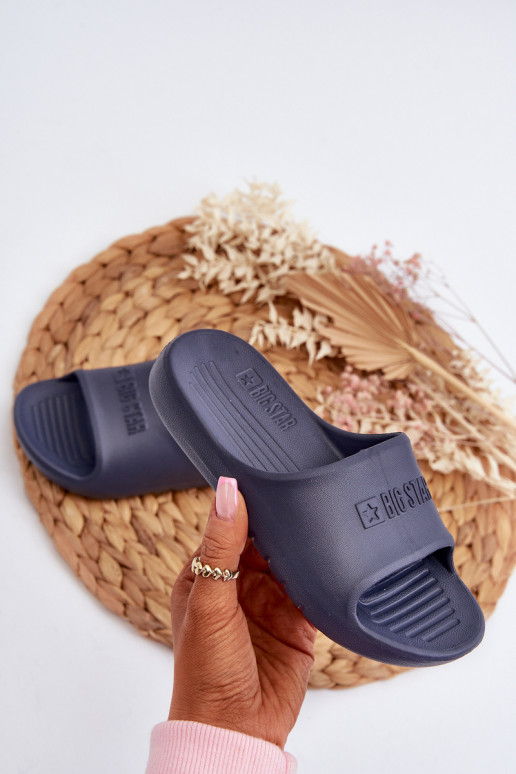 Lengvos šlepetės Vaikiški Big Star NN374557 tamsiai mėlynos spalvos