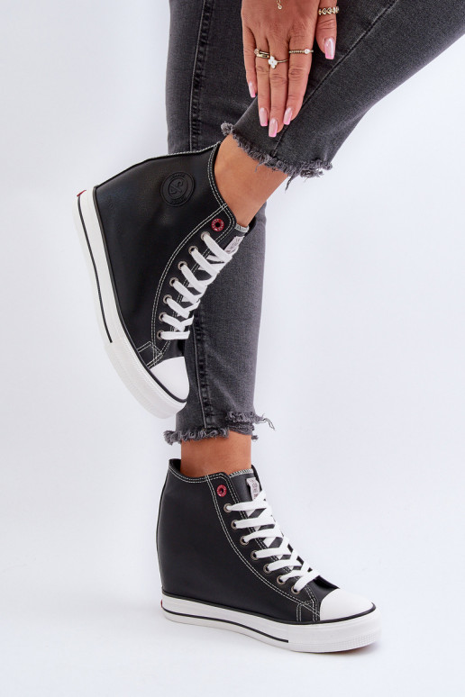 Laisvalaikio bateliai Cross Jeans NN2R4005 juodos spalvos