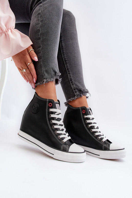 Laisvalaikio bateliai Cross Jeans NN2R4005 juodos spalvos