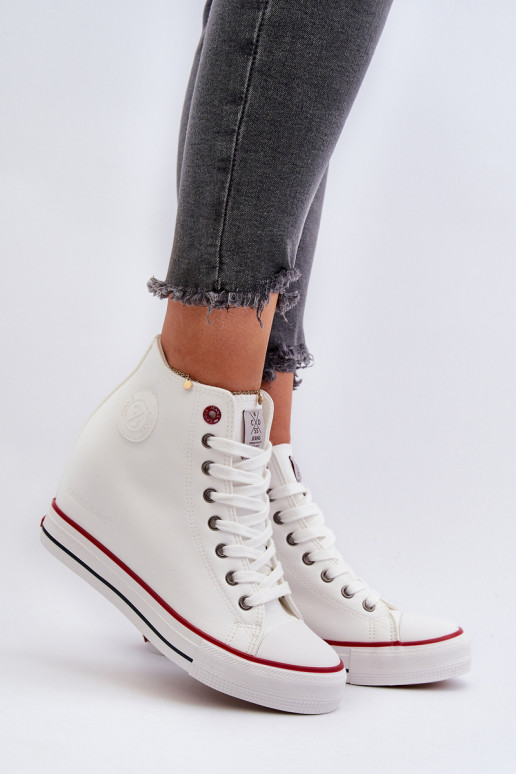 Laisvalaikio bateliai Cross Jeans NN2R4004 baltos spalvos Laisvalaikio bateliai Cross Jeans NN2R4004 baltos spalvos