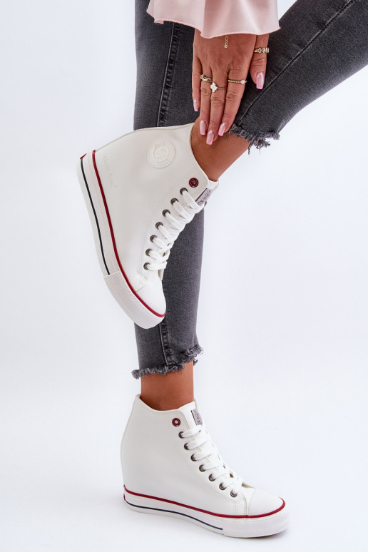 Laisvalaikio bateliai Cross Jeans NN2R4004 baltos spalvos