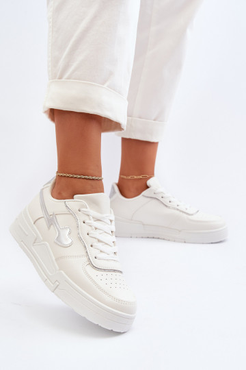 Sneakers modelio batai su platforma baltos spalvos Zeparine 2