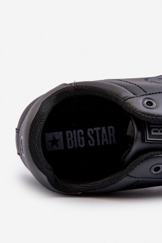 Vyriški laisvalaikio batai iš eko odos Big Star NN174284 juodos spalvos Vyriški laisvalaikio batai iš eko odos Big Star NN174284 juodos spalvos