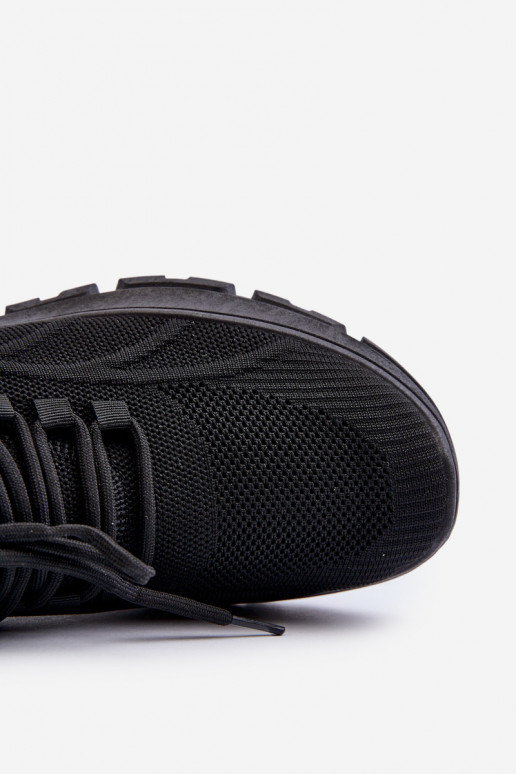 Sneakers modelio batai HI-POLY SYSTEM Big Star NN174467 juodos spalvos Sneakers modelio batai HI-POLY SYSTEM Big Star NN174467 juodos spalvos