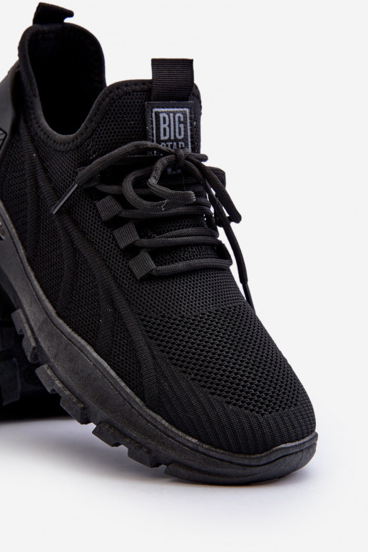 Sneakers modelio batai HI-POLY SYSTEM Big Star NN174467 juodos spalvos