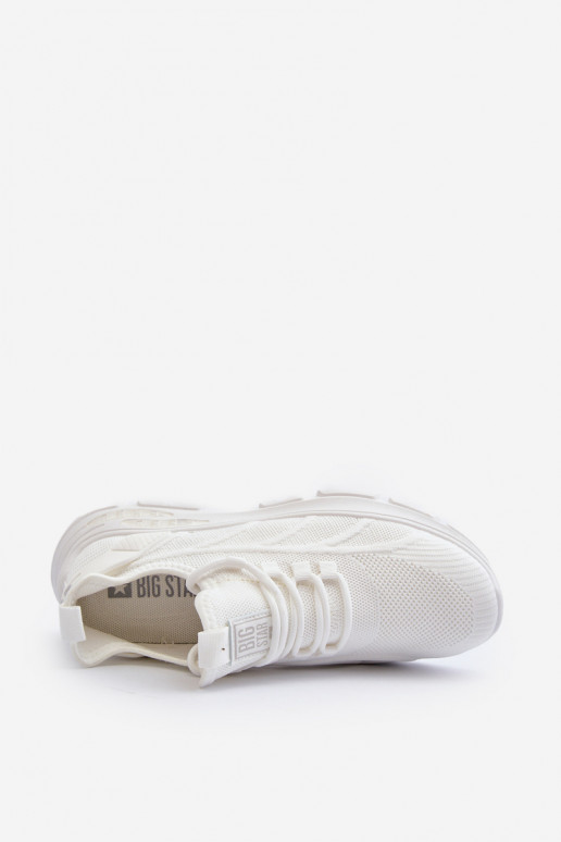 Sneakers modelio batai HI-POLY SYSTEM Big Star NN174468 baltos spalvos