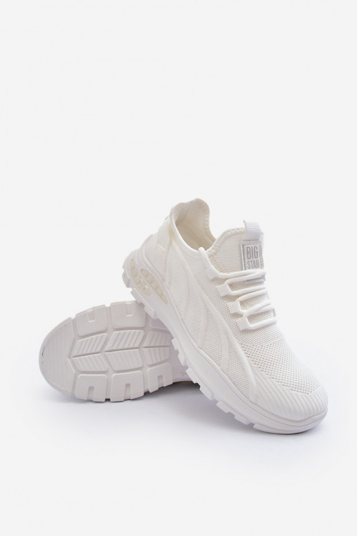 Sneakers modelio batai HI-POLY SYSTEM Big Star NN174468 baltos spalvos