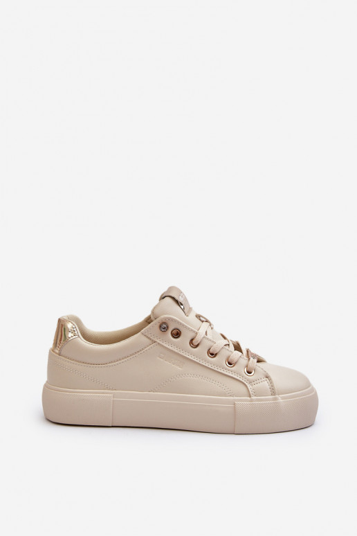 Sneakers modelio batai Big Star NN274210 smėlio spalvos Sneakers modelio batai Big Star NN274210 smėlio spalvos