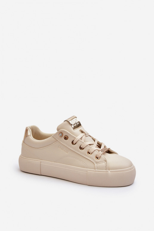 Sneakers modelio batai Big Star NN274210 smėlio spalvos Sneakers modelio batai Big Star NN274210 smėlio spalvos