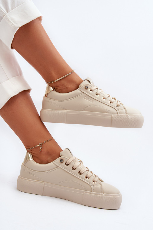 Sneakers modelio batai Big Star NN274210 smėlio spalvos