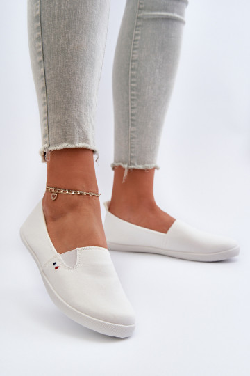 Sportbačiai laisvalaikio batai Slip-On baltos spalvos Adrancia 2