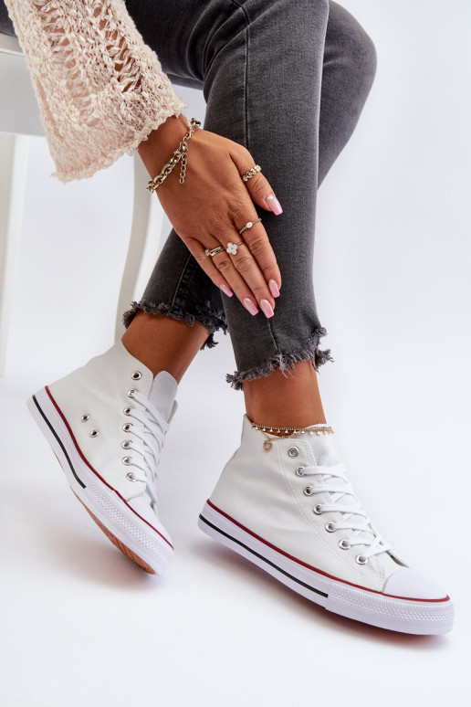 Laisvalaikio bateliai baltos spalvos Socerio