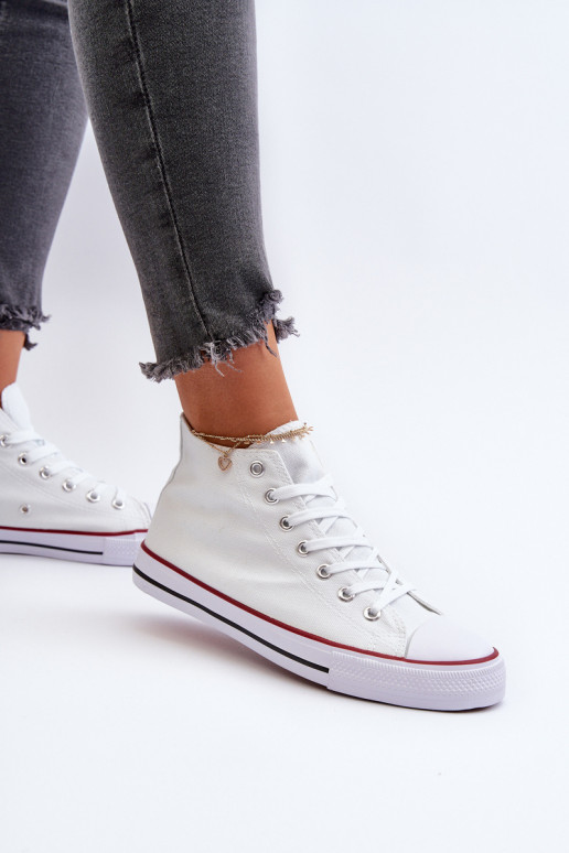 Laisvalaikio bateliai baltos spalvos Socerio