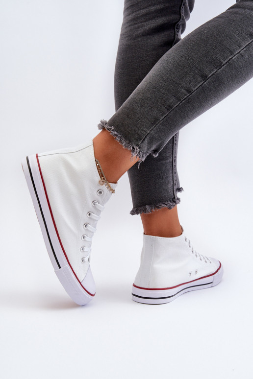 Laisvalaikio bateliai baltos spalvos Socerio