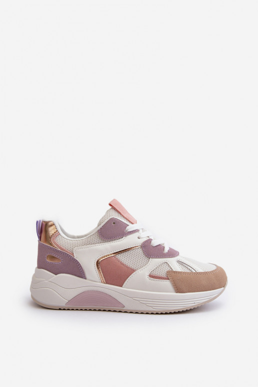 Sneakers modelio batai su platforma Violetinės spalvos Lenivia Sneakers modelio batai su platforma Violetinės spalvos Lenivia