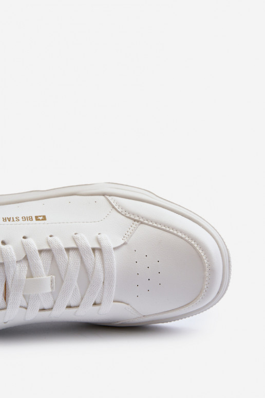 Sneakers modelio batai Memory Foam System Big Star NN174149 baltos spalvos Sneakers modelio batai Memory Foam System Big Star NN174149 baltos spalvos