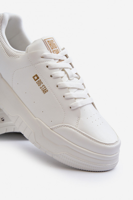 Sneakers modelio batai Memory Foam System Big Star NN174149 baltos spalvos Sneakers modelio batai Memory Foam System Big Star NN174149 baltos spalvos