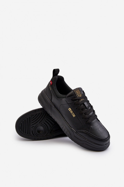 Sneakers modelio batai Memory Foam System Big Star NN174148 juodos spalvos Sneakers modelio batai Memory Foam System Big Star NN174148 juodos spalvos