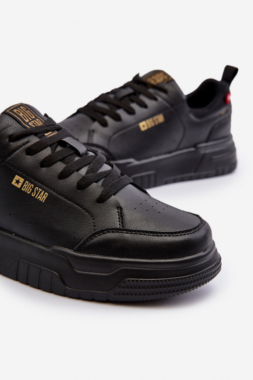Sneakers modelio batai Memory Foam System Big Star NN174148 juodos spalvos Sneakers modelio batai Memory Foam System Big Star NN174148 juodos spalvos