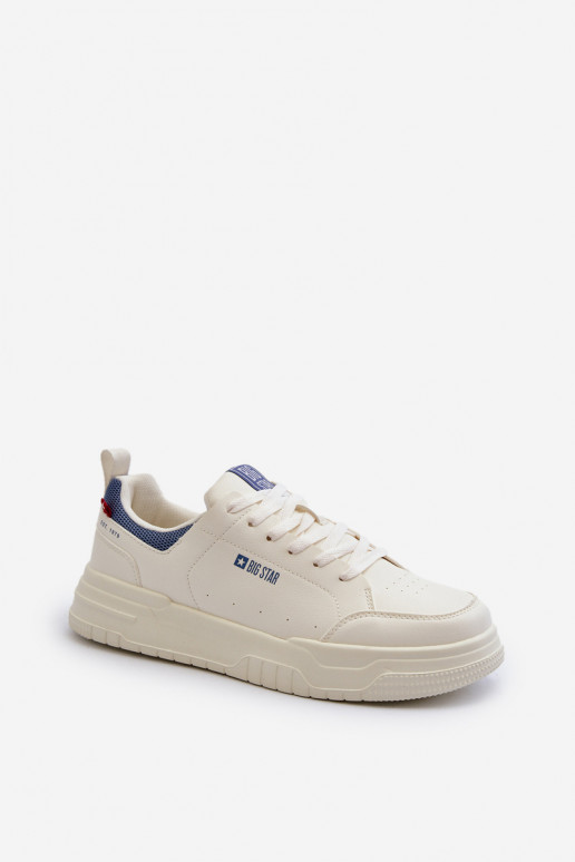 Sneakers modelio batai Memory Foam System Big Star NN174150 dramblio kaulo spalvos
