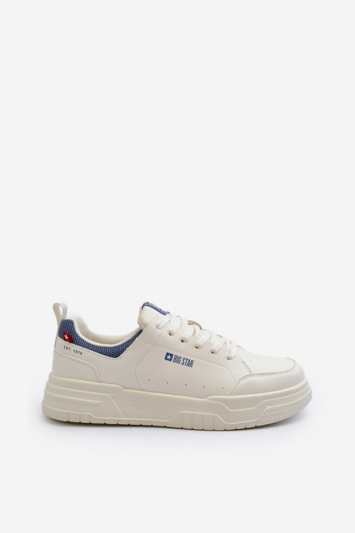 Sneakers modelio batai Memory Foam System Big Star NN174150 dramblio kaulo spalvos