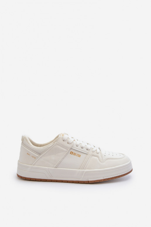Sneakers modelio batai Big Star NN174093 baltos spalvos Sneakers modelio batai Big Star NN174093 baltos spalvos