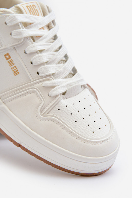 Sneakers modelio batai Big Star NN174093 baltos spalvos Sneakers modelio batai Big Star NN174093 baltos spalvos