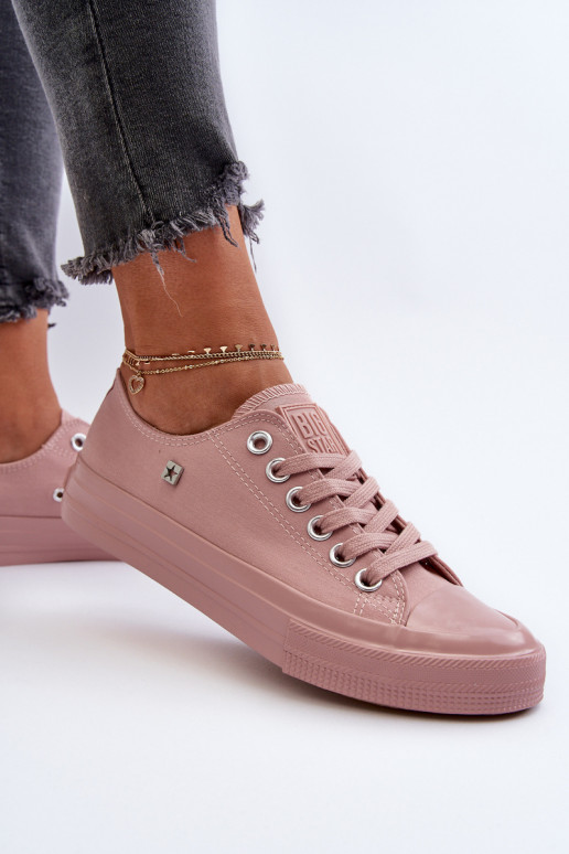 Klasikinio modelio Laisvalaikio bateliai Big Star NN274291 rožinės spalvos